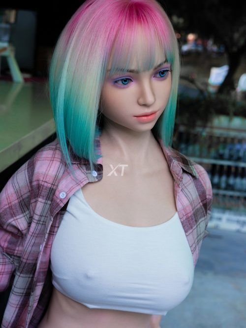 163cm 5ft3 F-cup Amelia Silicone Sex Doll（head#XT-4-B)