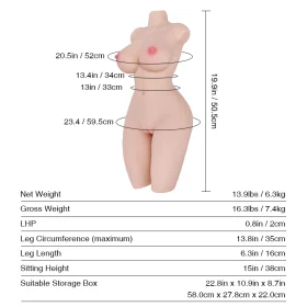 Miki 13.2LB Mini Torso Sex Doll (16) Miki 13.2LB Mini Torso Sex Doll