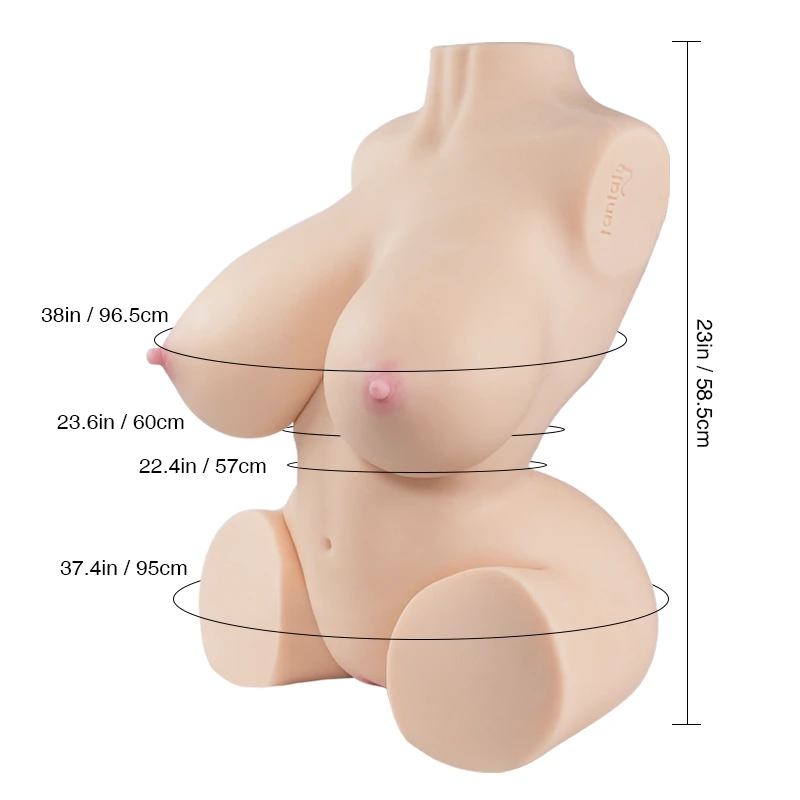 Nicole 2.0: 47.6LB Big Boobs Sex Doll Torso