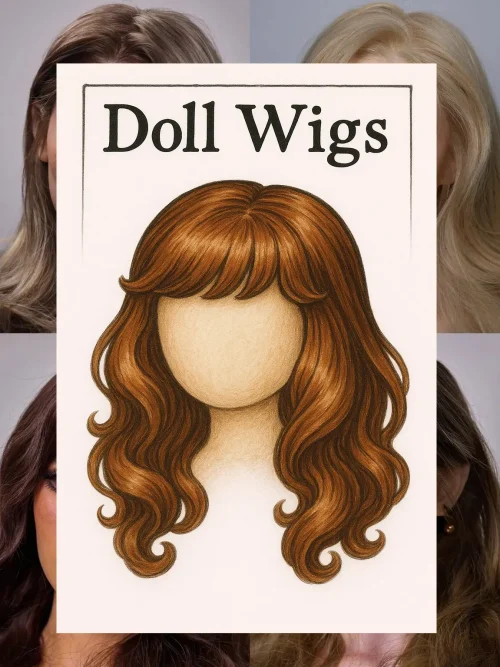 Sex doll wigs