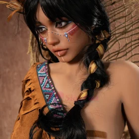 Sigafun Tpe Love Dolls Silicone Head 159cm SG3 Ada Dark Tanned