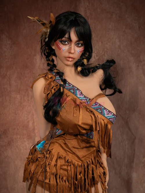 tpe sexual doll Sigafun Tpe Love Dolls Silicone Head 159cm SG3 Ada Dark Tanned