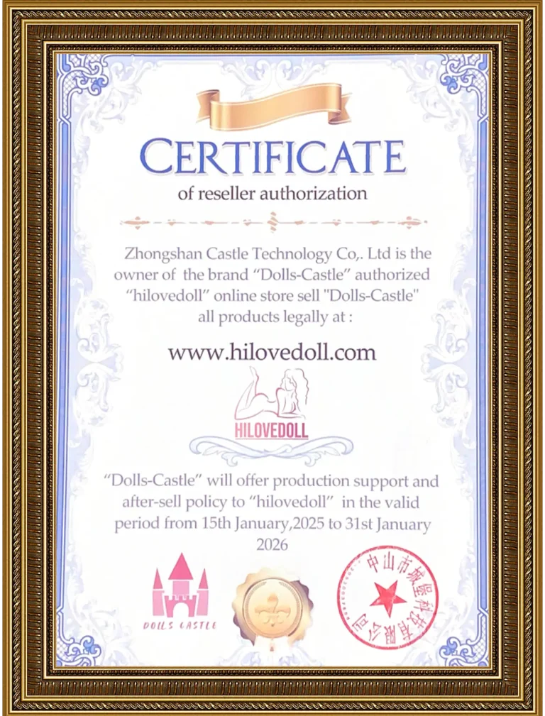 Hi Love Doll, Dolls Castle Certification