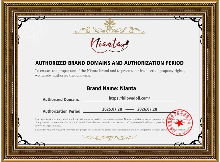 Nianta Doll Certification - hilovedoll.com