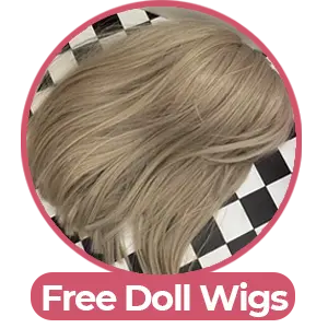free doll wigs Hilovedoll