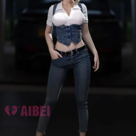 Spread'em Love Doll​ AB167cm 41KG Full Silicone Skin Texture E Cup-AB12 Scarlett White Aibei Doll (1)