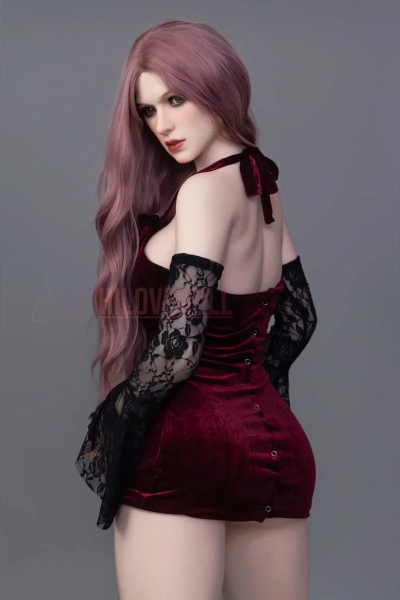 Cloth Sex Doll​ Gothic Red Skirt Custom Sex Doll Dress hilovedoll