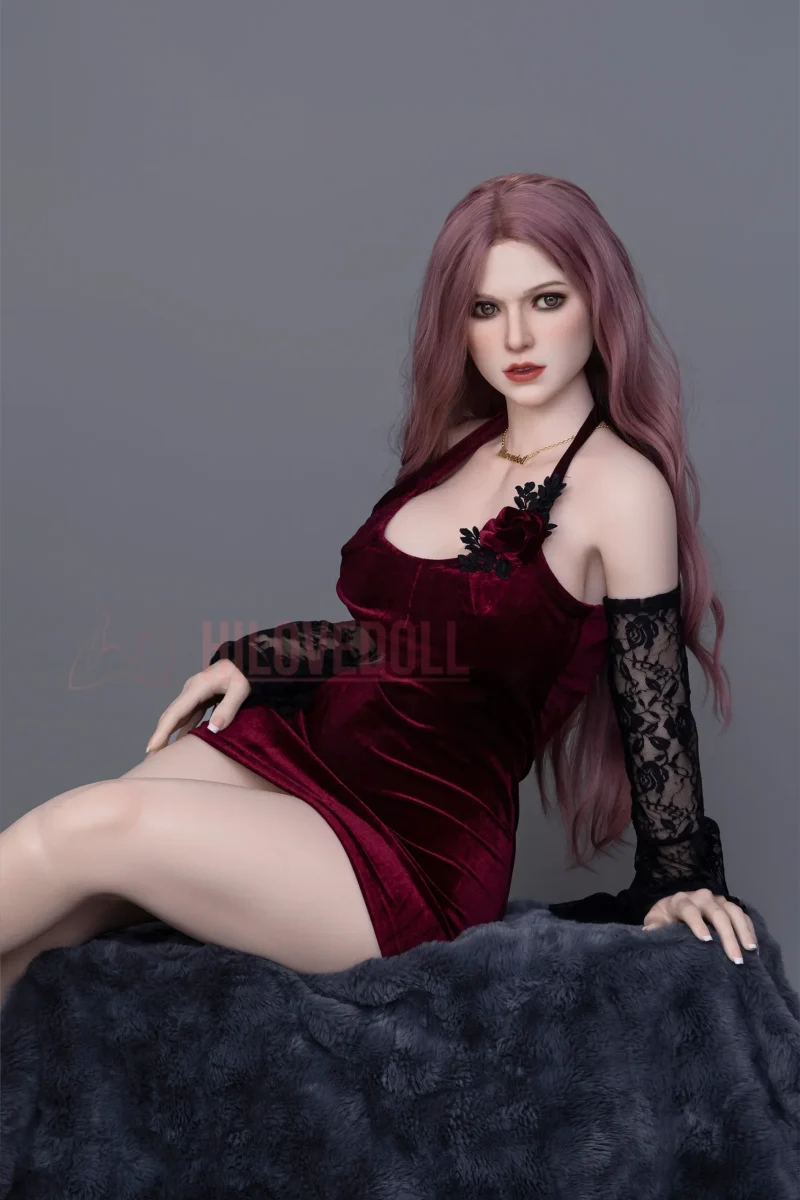 Cloth Sex Doll​ Gothic Red Skirt Custom Sex Doll Dress hilovedoll