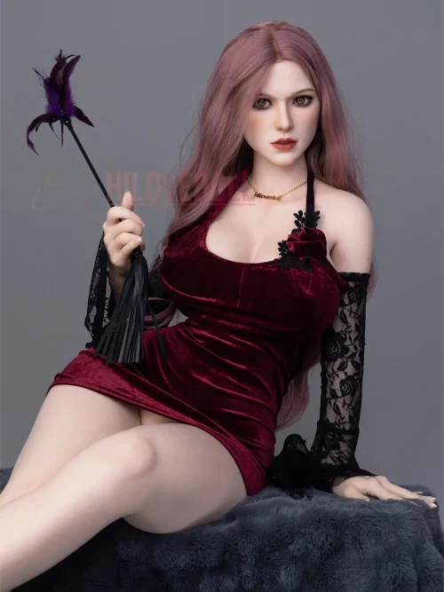 Cloth Sex Doll​ Gothic Red Skirt Custom Sex Doll Dress hilovedoll