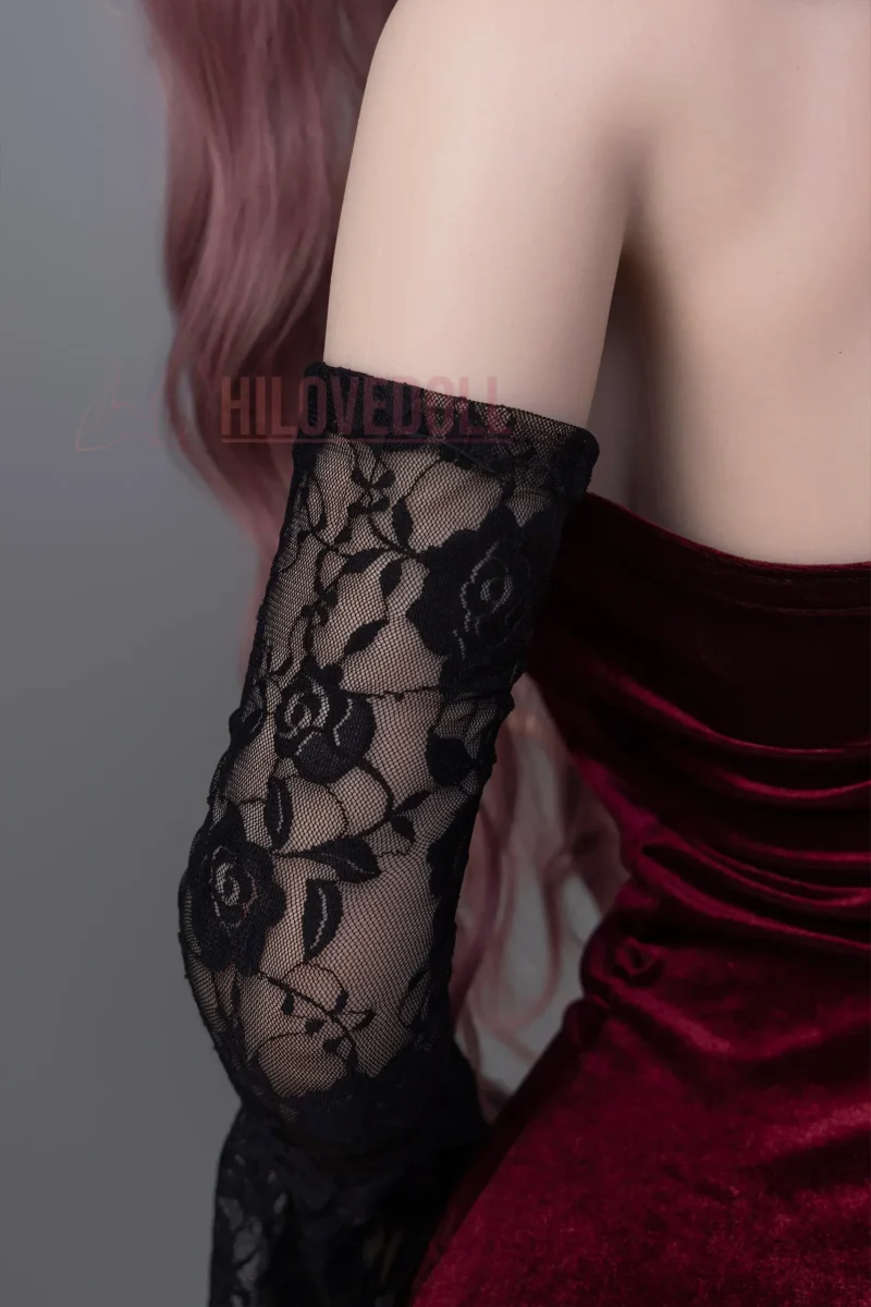 Cloth Sex Doll​ Gothic Red Skirt Custom Sex Doll Dress hilovedoll