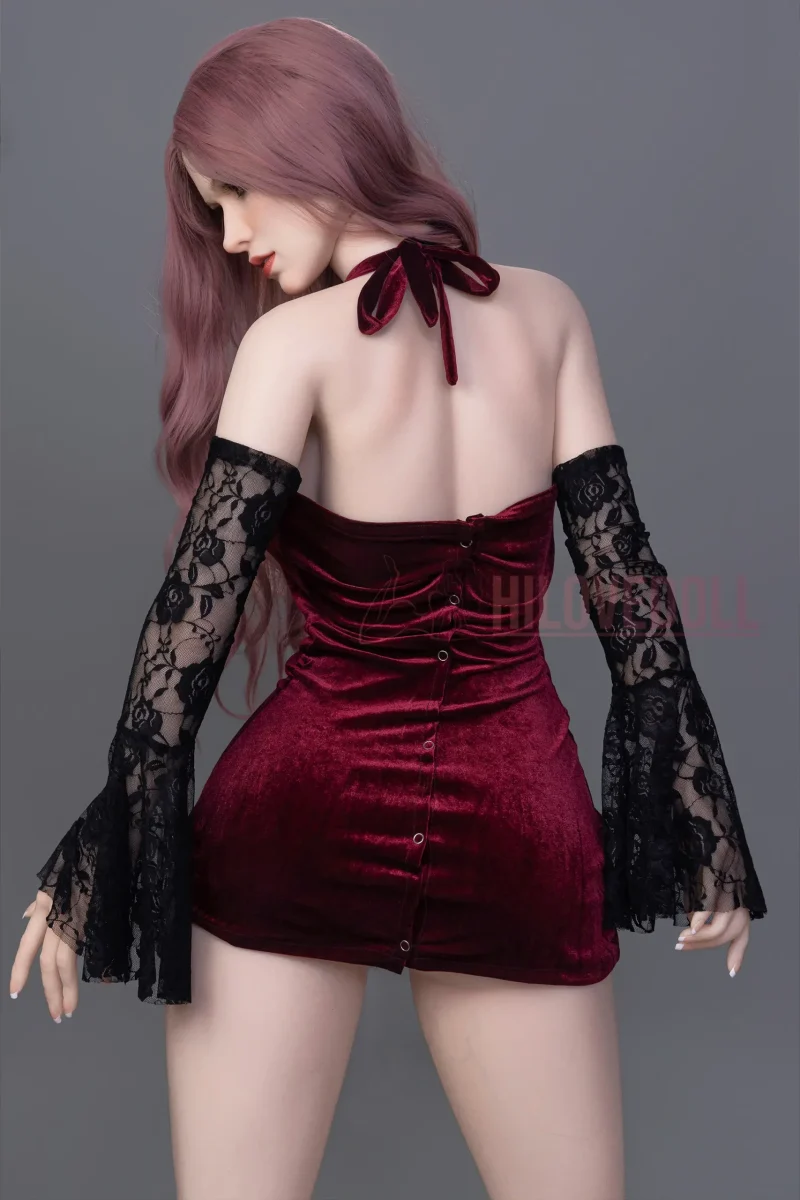 Cloth Sex Doll​ Gothic Red Skirt Custom Sex Doll Dress hilovedoll