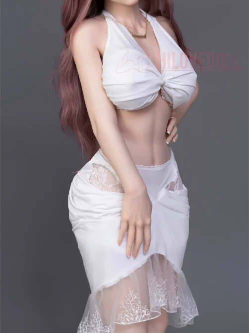 Clothes For Sex Dolls​ White Bodycon Skirt hilovedoll