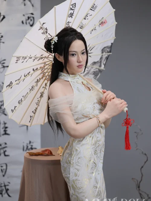 Best Affordable Sex Doll​ 153cm Seamless Neck Doll Mengfei in Hilovedoll