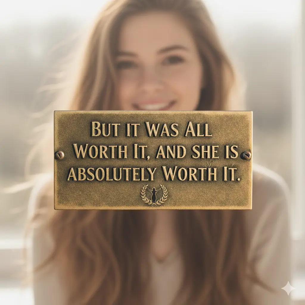 She worth it