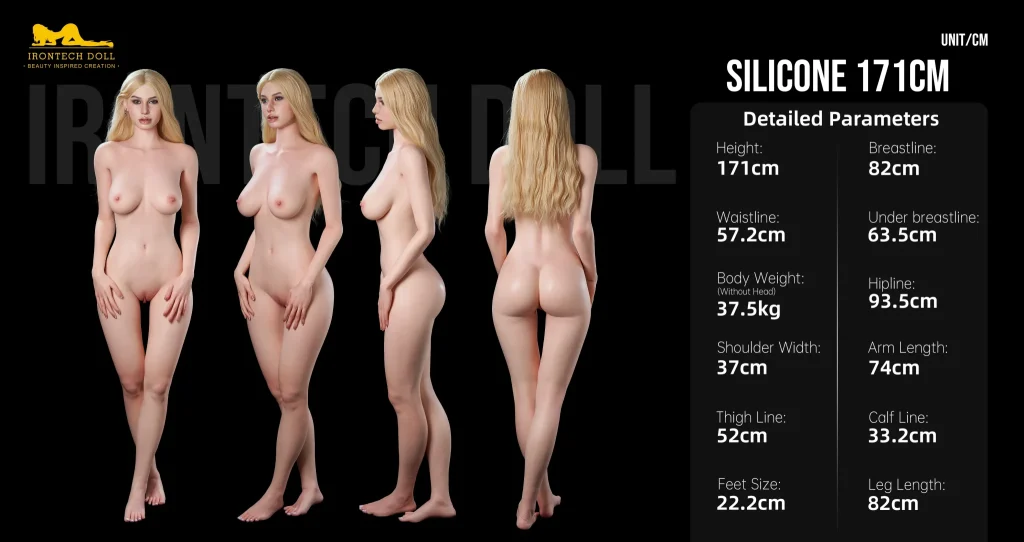Silicone-171cm irontech new body in Hilovedoll