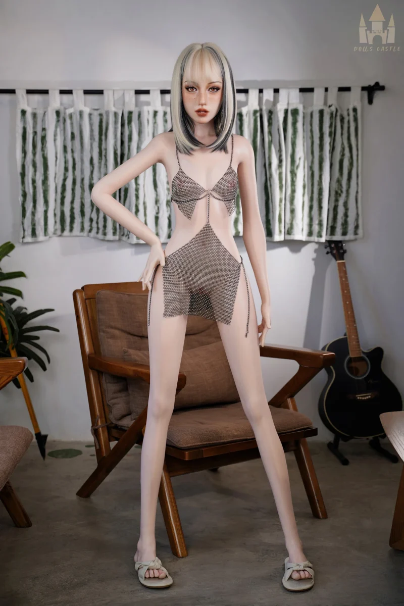 Sex Doll Flat Chest_ 170cm A-Cup #S10 Carny Head Silicone Dolls Castle In Hilovedoll (1)