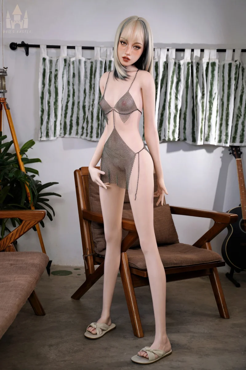 Sex Doll Flat Chest_ 170cm A-Cup #S10 Carny Head Silicone Dolls Castle In Hilovedoll (1)