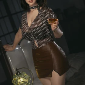 Jiamei 164cm5ft5 G-Cup Realisitc Silicone Sex Doll (16)